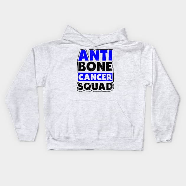 Bone Cancer Shirt | Anti Bone Cancer Squad Gift Kids Hoodie by Gawkclothing